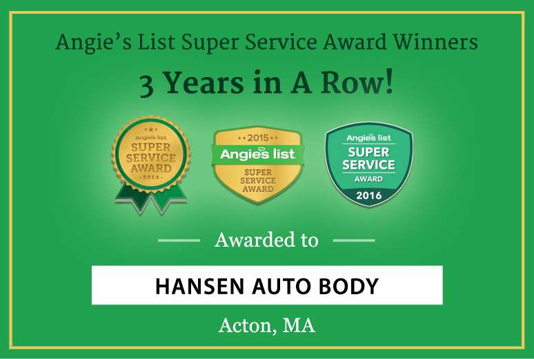 Hansen Auto Body | 5R Willow St, Acton, MA 01720 | Phone: (978) 263-6606