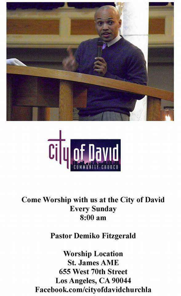 City of David Community Church | 655 W 70th St, Los Angeles, CA 90044, USA | Phone: (323) 694-0371