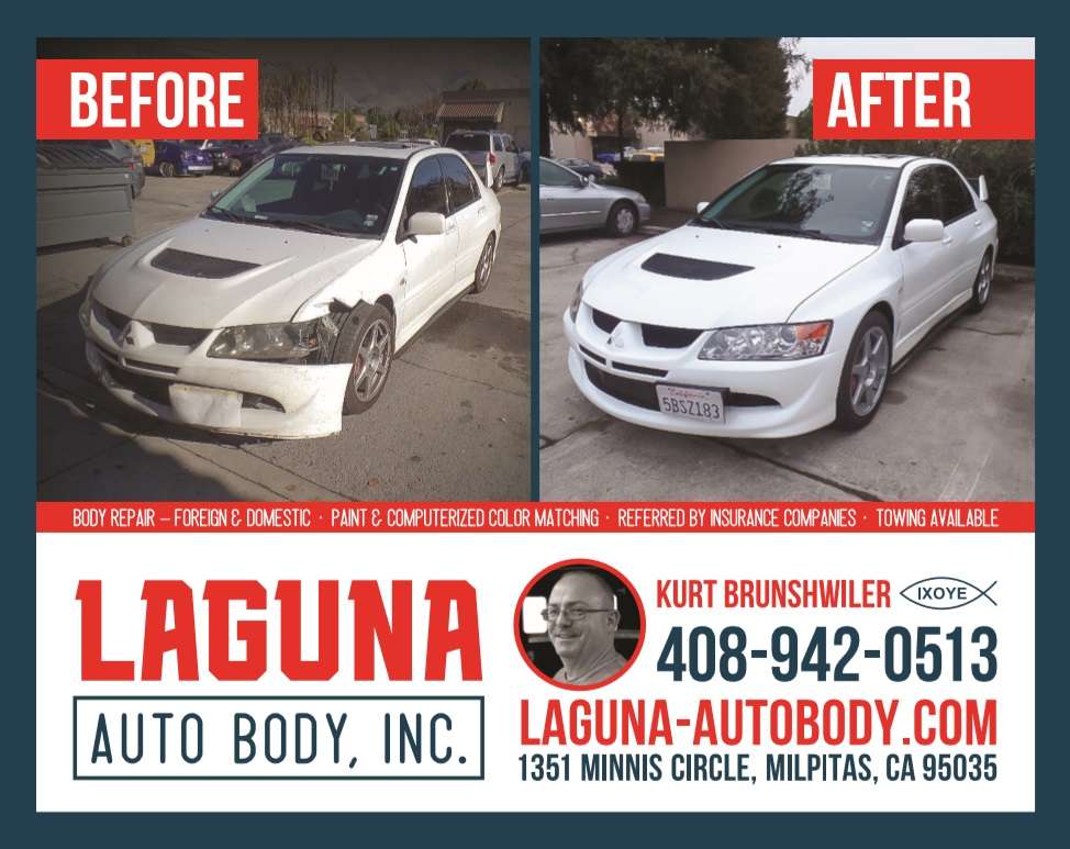 Laguna Auto Body Inc. | 1351 Minnis Cir, Milpitas, CA 95035, USA | Phone: (408) 942-0513