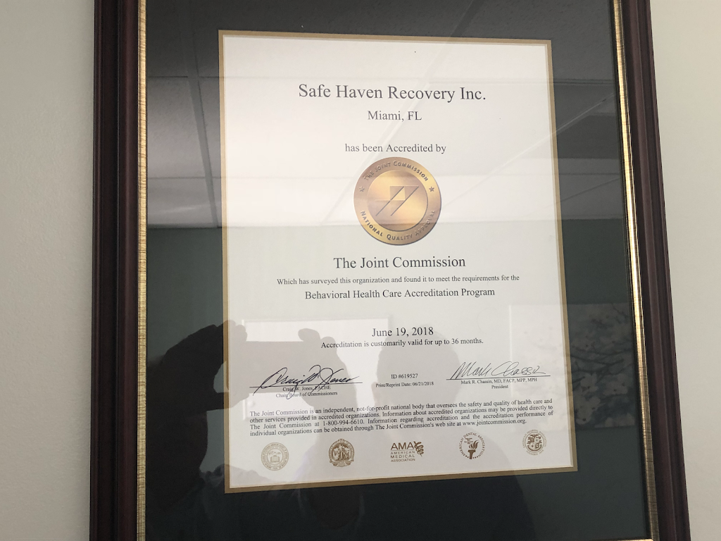 Safe Haven Recovery | 540 NW 165th St STE 310, Miami, FL 33169, USA | Phone: (866) 447-4650