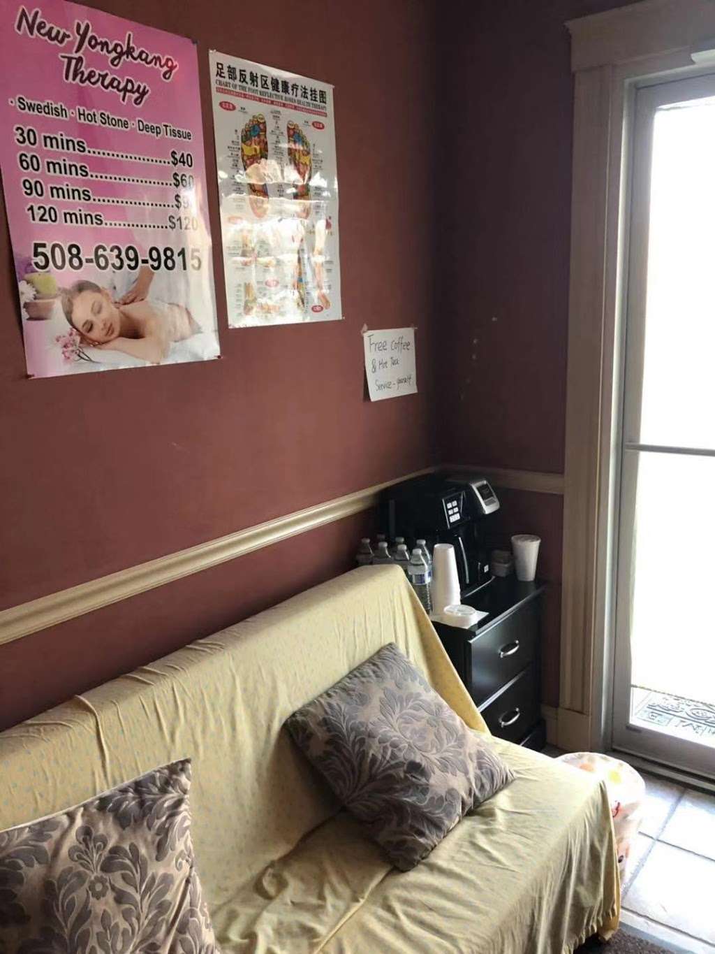 New Yongkang Therapy | 1246 S Main St, Attleboro, MA 02703, USA | Phone: (508) 639-9815