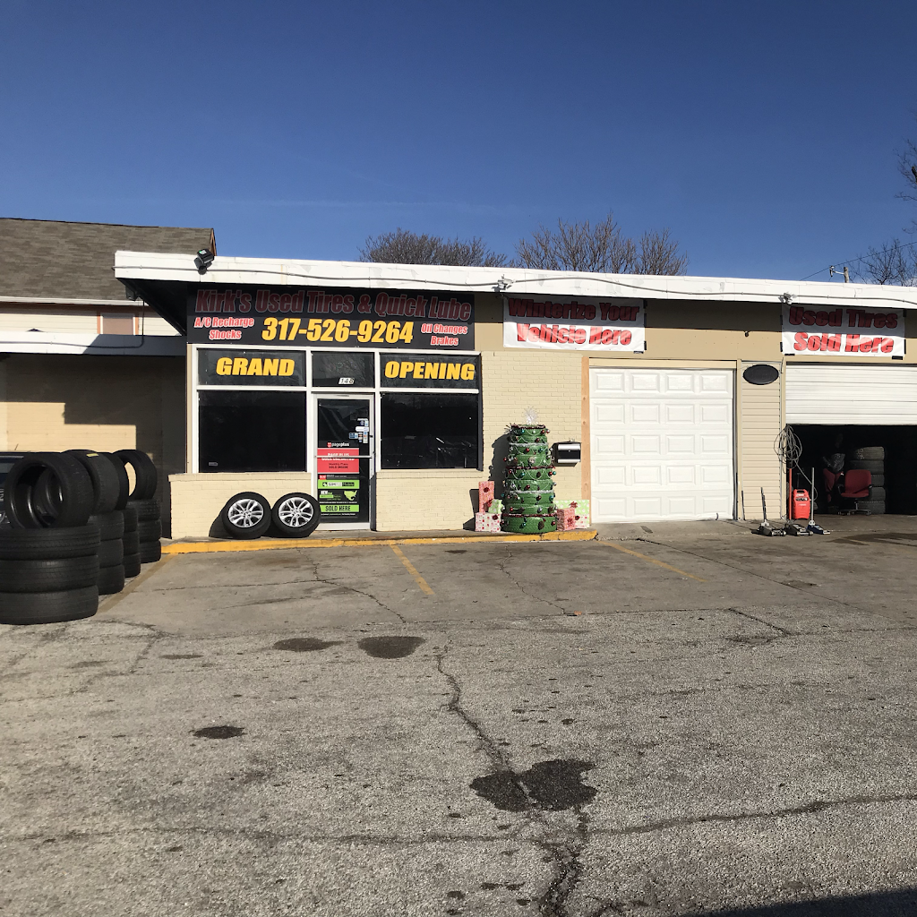 Kirk’s Used Tires & Quick Lube | 148 West 38th Street, Indianapolis, IN 46208, USA | Phone: (317) 526-9264