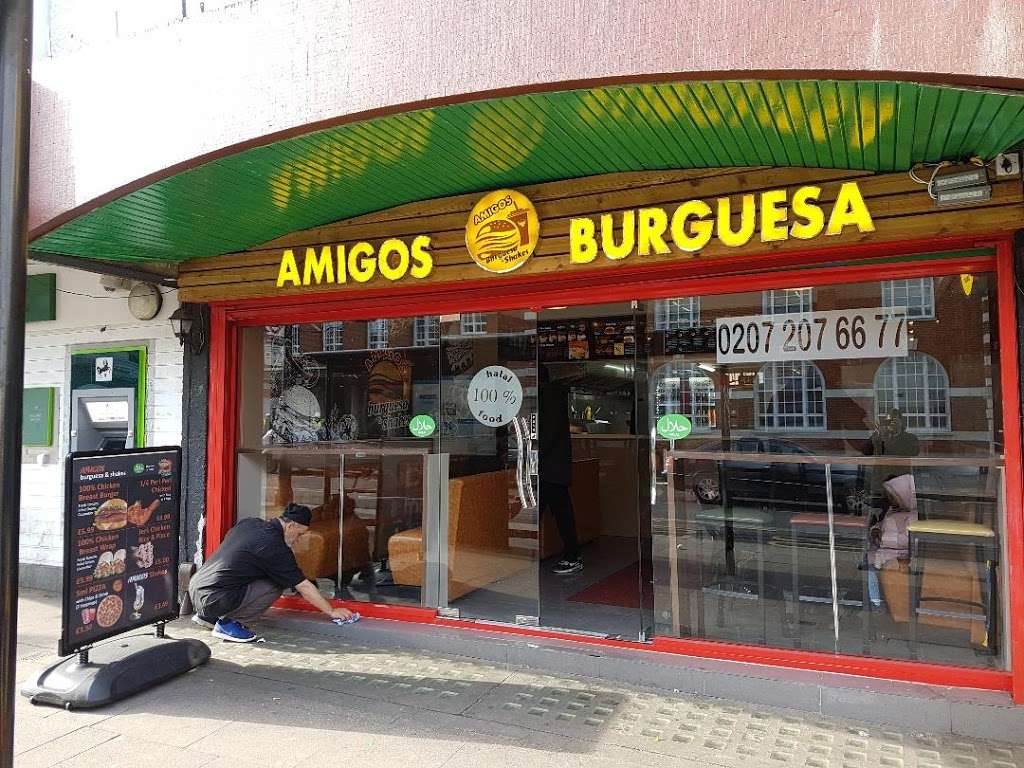Amigos Burguesa London | 16 Acre Ln, Brixton, London SW2 5SG, UK | Phone: 020 8089 4243