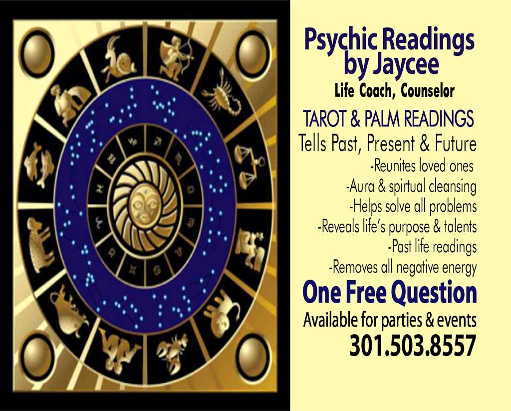 Psychic Readings By Jaycee | 520 University Blvd E, Silver Spring, MD 20901 | Phone: (301) 503-8557