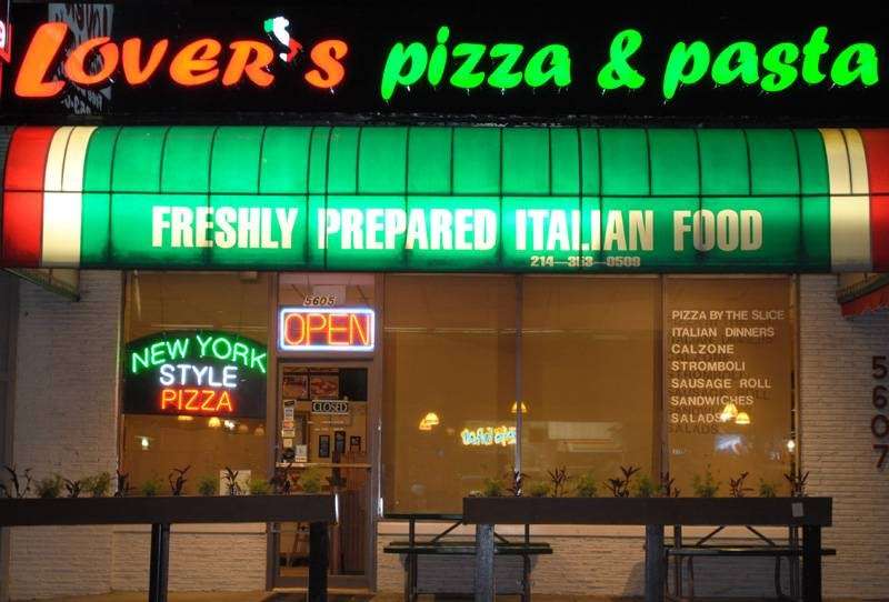 Lovers Pizza & Pasta | 5605 W Lovers Ln, Dallas, TX 75209, USA | Phone: (214) 353-0509