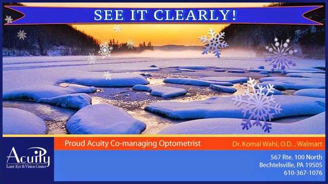 Acuity Laser Eye and Vision Center-Affiliated Practice | 567 PA-100, Bechtelsville, PA 19505, USA | Phone: (610) 367-1076