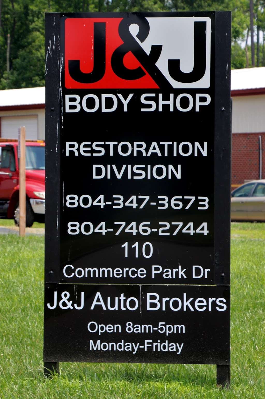 J & J Body Shop Restoration Division | 110 Commerce Park Dr, Manquin, VA 23106, USA | Phone: (804) 347-3673