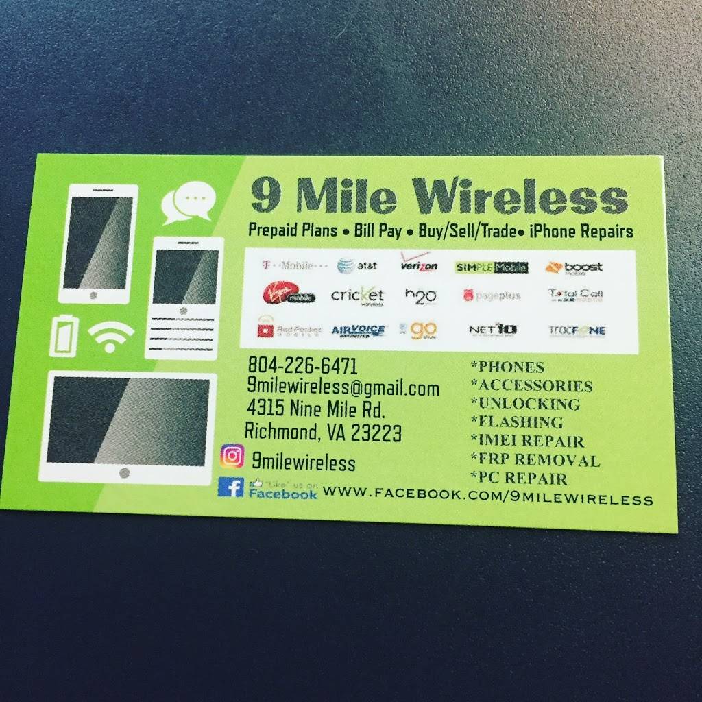 9 Mile Wireless | 4315 Nine Mile Rd, Richmond, VA 23223, USA | Phone: (804) 226-6471