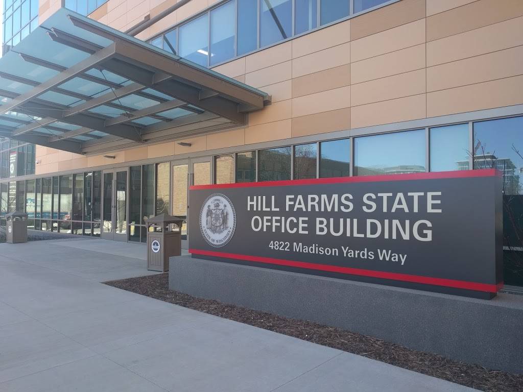 WisDOT Hill Farms Transportation Building | 4822 Madison Yards Way, Madison, WI 53705, USA | Phone: (608) 264-7447