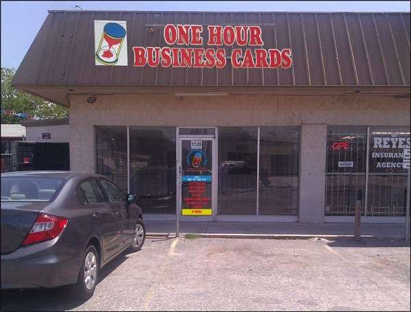 One Hour Business Cards | 1128 W Hildebrand Ave, San Antonio, TX 78201, USA | Phone: (210) 736-0922