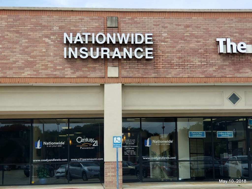 Nationwide Insurance: Coady & Lewis Associates Inc. | 2323 Clear Lake City Blvd Ste 175, Houston, TX 77062 | Phone: (281) 286-6060