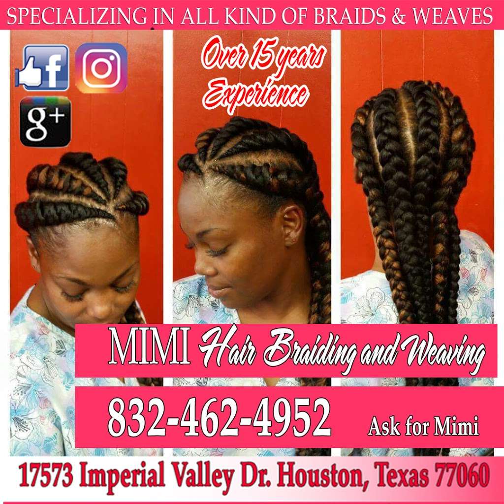 Mimi Hair Braiding and Weaving | 17573 Imperial Valley Dr, Houston, TX 77060 | Phone: (832) 462-4952