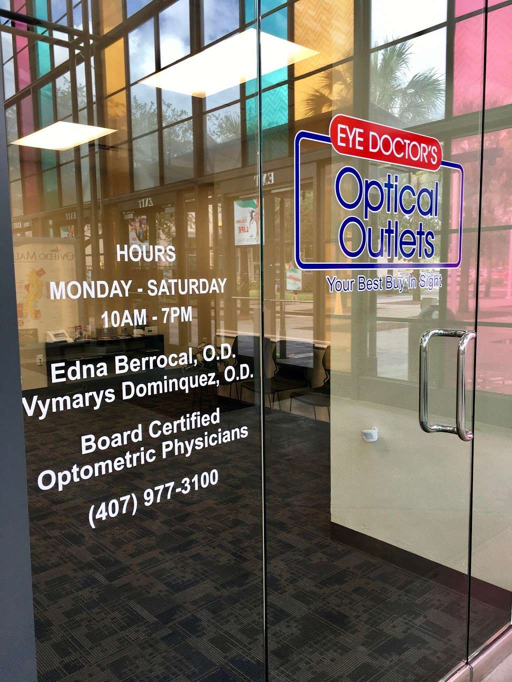 Optical Outlets | 1025 Oviedo Mall Boulevard, Oviedo, FL 32765 | Phone: (407) 977-3100