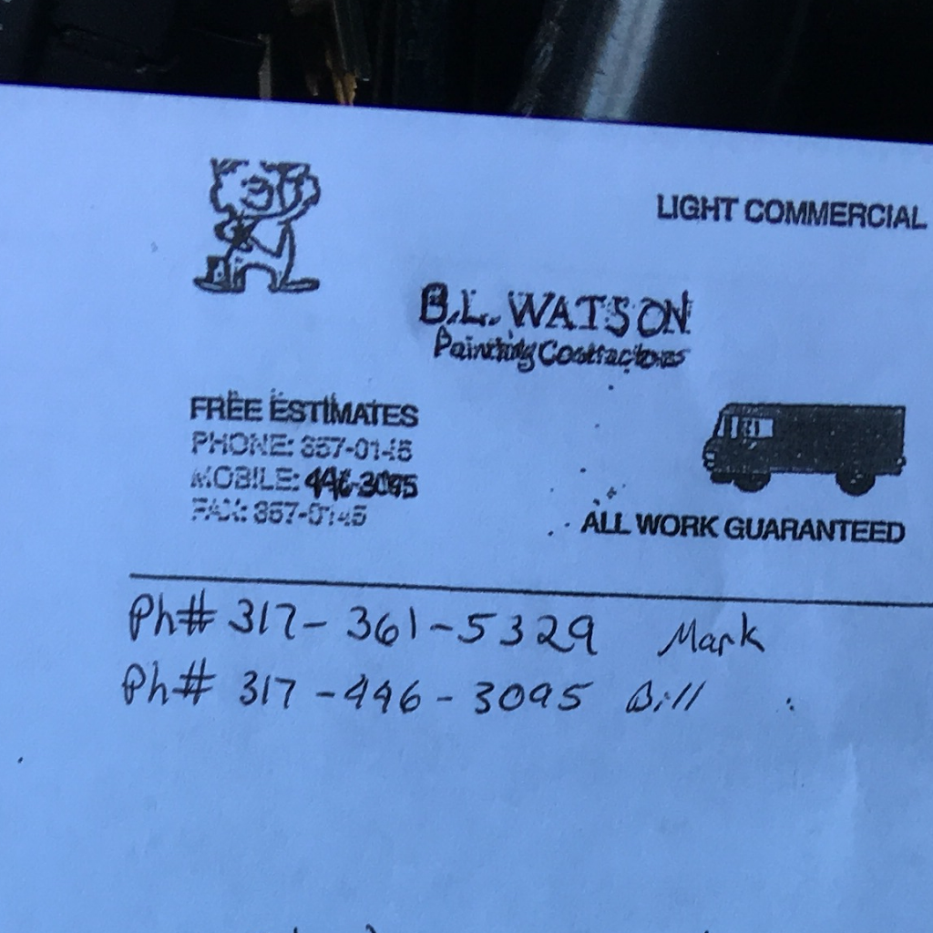 B L Watson Painting Contractors | 3832, 1022 Payton Ave, Indianapolis, IN 46219, USA | Phone: (317) 446-3095