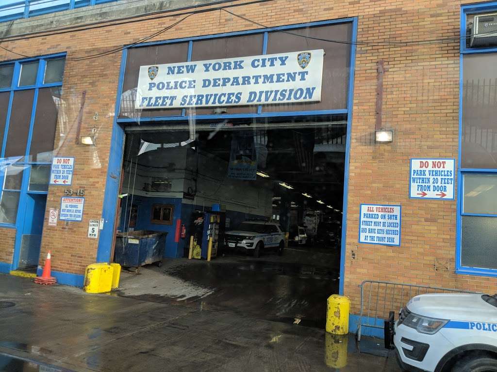 Nypd Shop 1 Fleet Services Division | 53-15 58th St, Woodside, NY 11377, USA