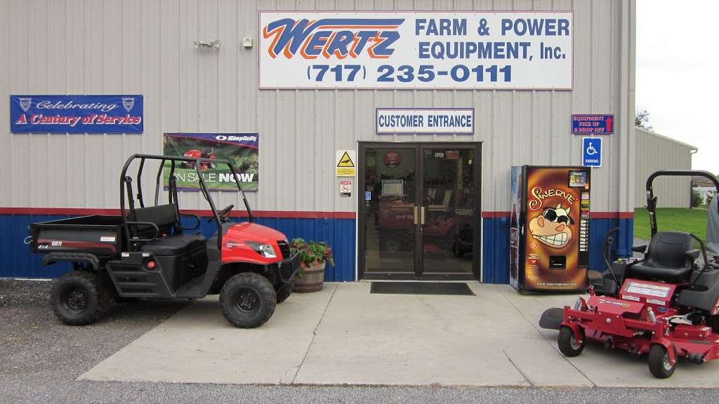 Wertz Farm & Power Equipment | 6877 Lineboro Rd, Glen Rock, PA 17327 | Phone: (717) 235-0111