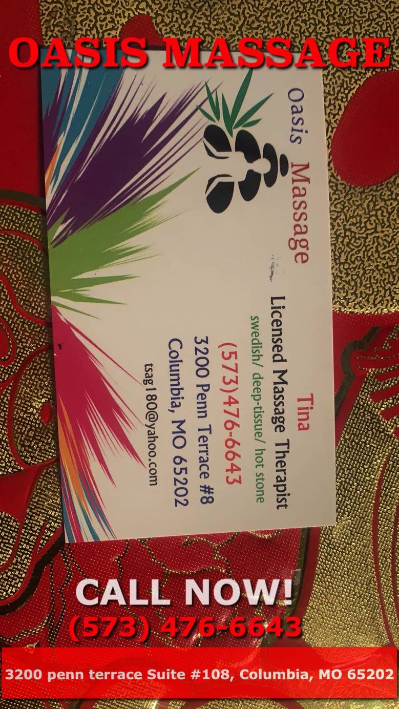 Oasis Massage in 3200 Penn Terrace Suite 108, Columbia, MO 65202