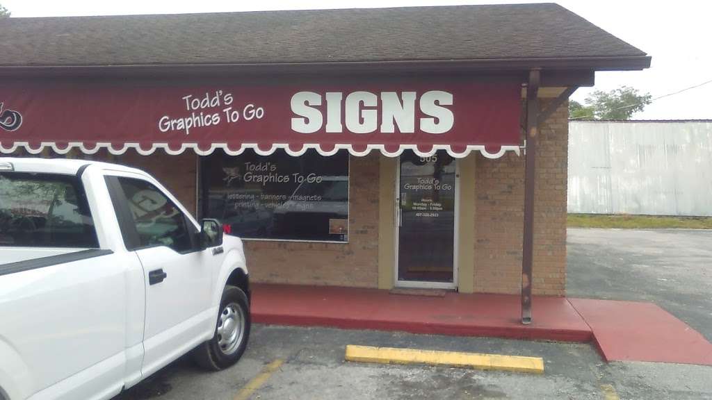 Todds Graphics To Go | 505 S French Ave, Sanford, FL 32771, USA | Phone: (407) 322-2923