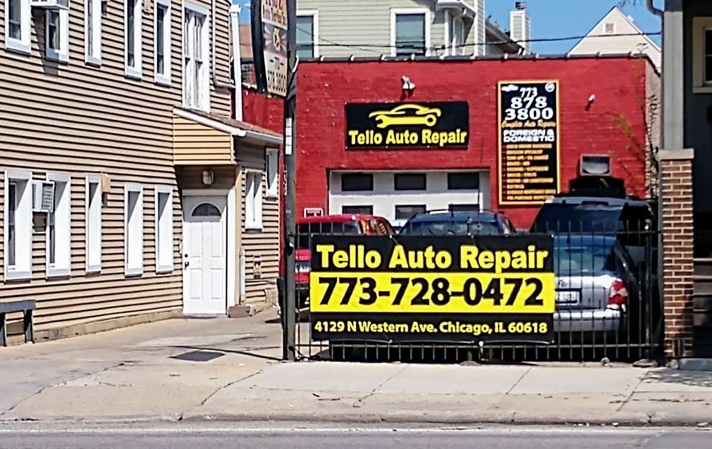Tello Auto Repair | 4129 N Western Ave, Chicago, IL 60618, USA | Phone: (773) 728-0472