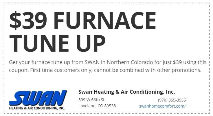 Swan Heating & Air Conditioning, Inc. | 599 W 66th St, Loveland, CO 80538, USA | Phone: (970) 355-3555