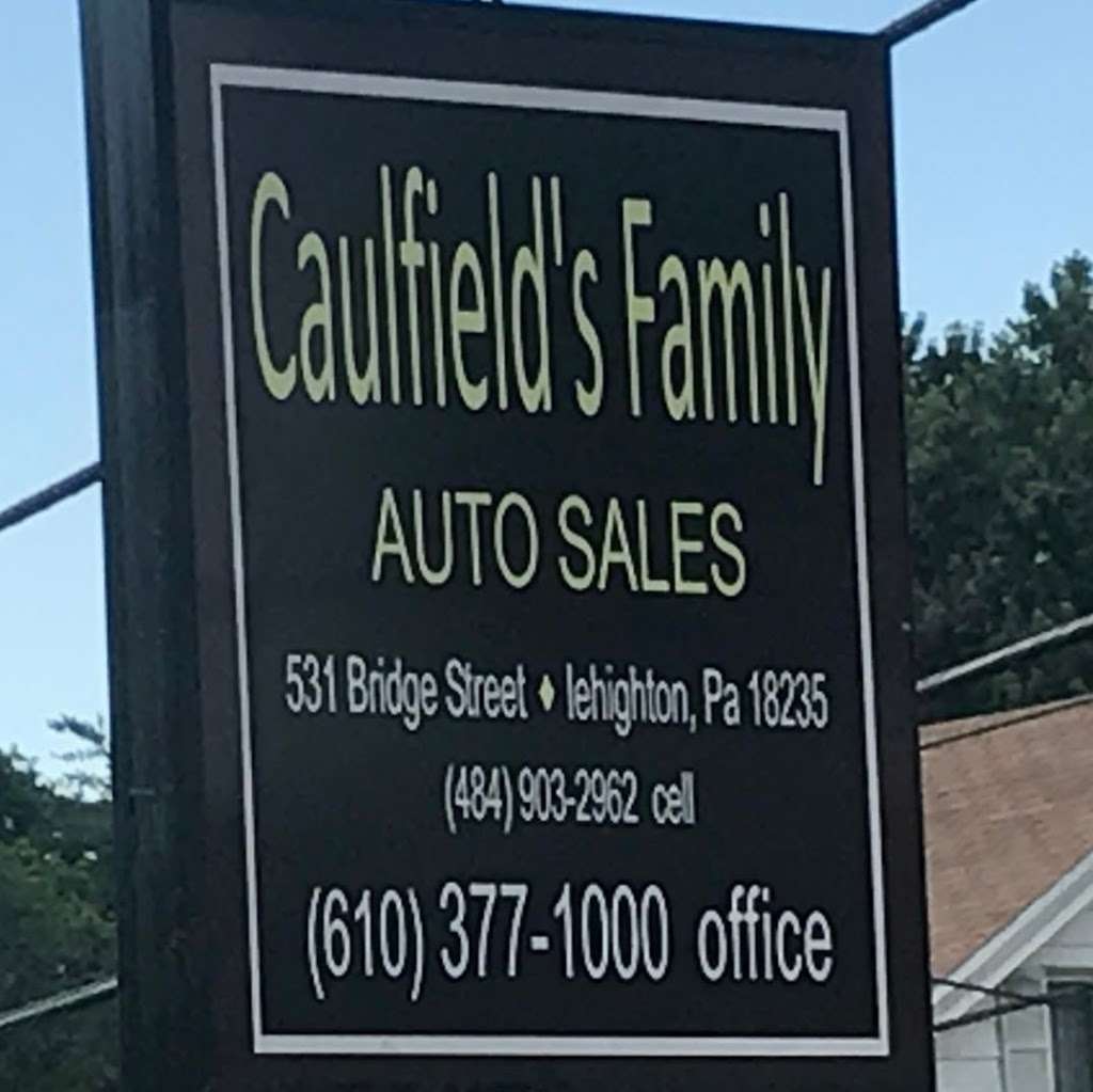 Caulfields Family Auto Sales | 531 Bridge St, Lehighton, PA 18235, USA | Phone: (610) 377-1000
