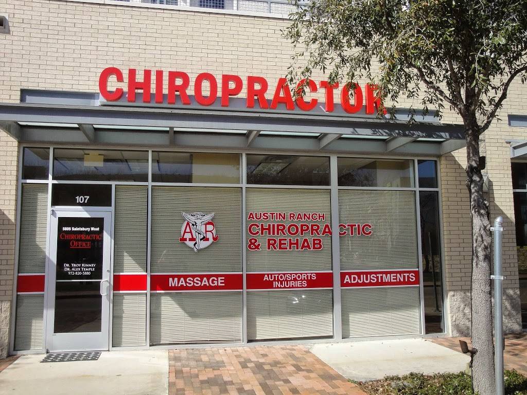 Austin Ranch Chiropractic | 5805 Saintsbury Dr #107, The Colony, TX 75056, USA | Phone: (469) 585-9346