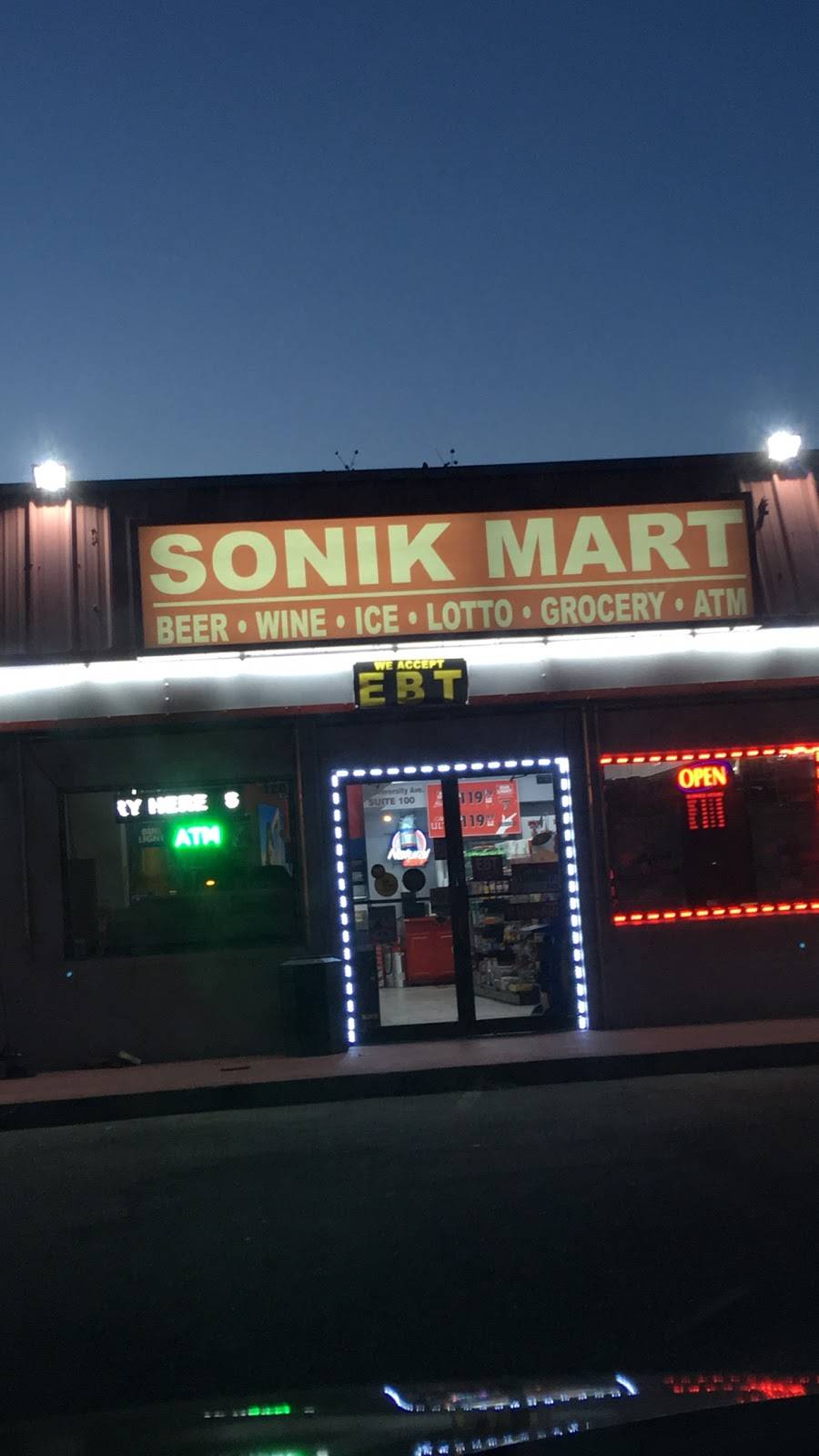 Sonik Mart / North Side Liquor | 120 University Ave, Lubbock, TX 79415, USA | Phone: (806) 701-4002