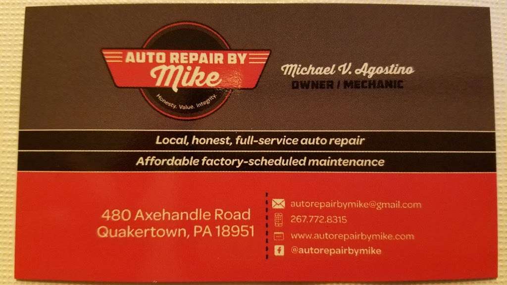 Auto Repair by Mike | 13 Hellertown Ave, Quakertown, PA 18951, USA | Phone: (215) 538-7259