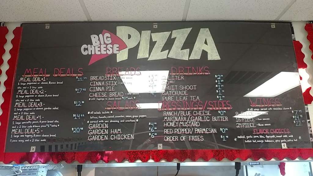 Big Cheese Pizza | 11004 Kentucky Springs Rd, Mineral, VA 23117, USA | Phone: (540) 894-4270