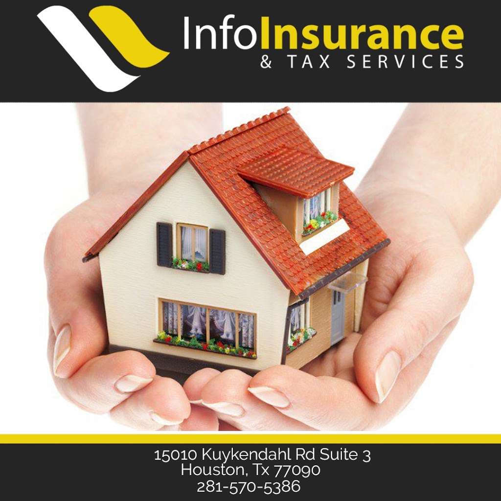 InfoInsurance & Tax Services | 15010 Kuykendahl Rd #3, Houston, TX 77090, USA | Phone: (281) 570-5386
