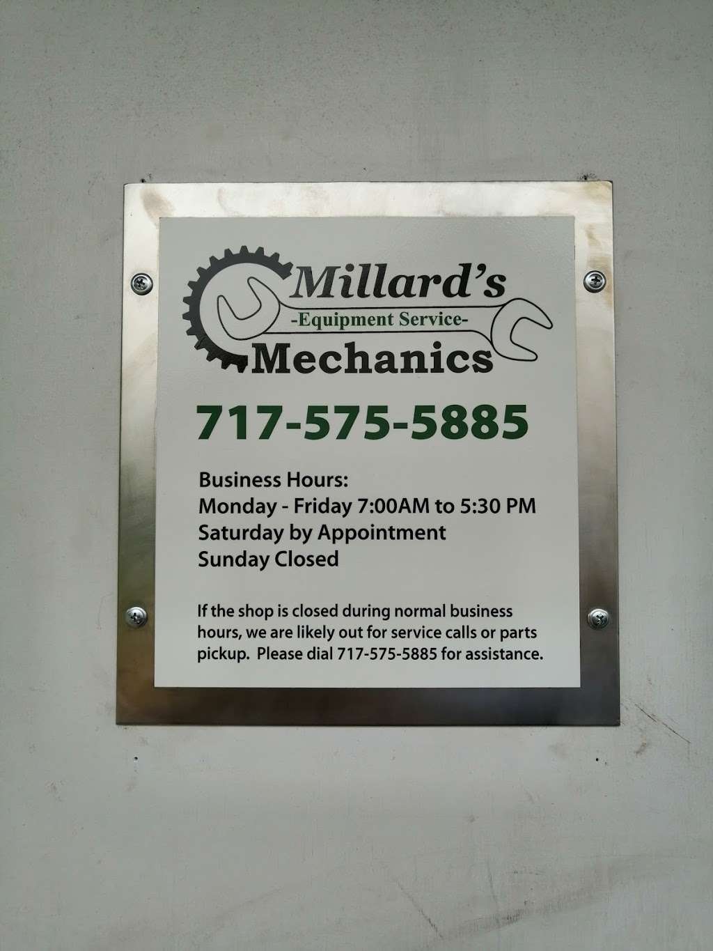 Millards Mechanics | 425 W Girl Scout Rd, Stevens, PA 17578, USA | Phone: (717) 575-5885