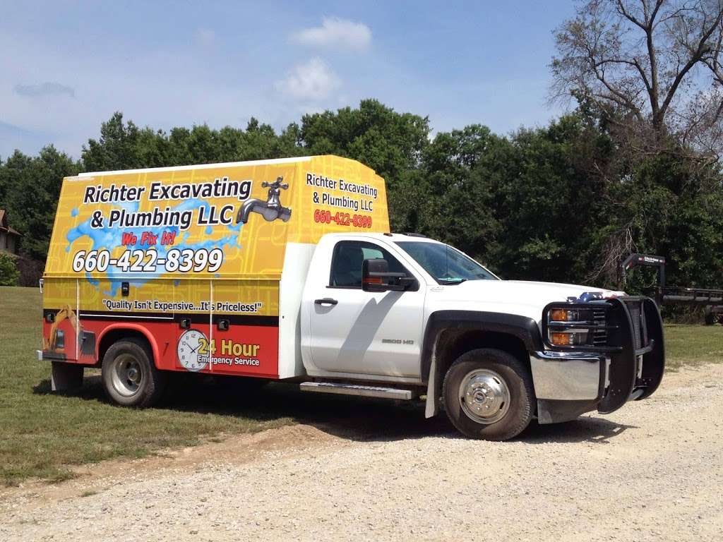 Richter Excavating & Plumbing LLC | 35 NE 950th Rd, Warrensburg, MO 64093, USA | Phone: (660) 422-8399