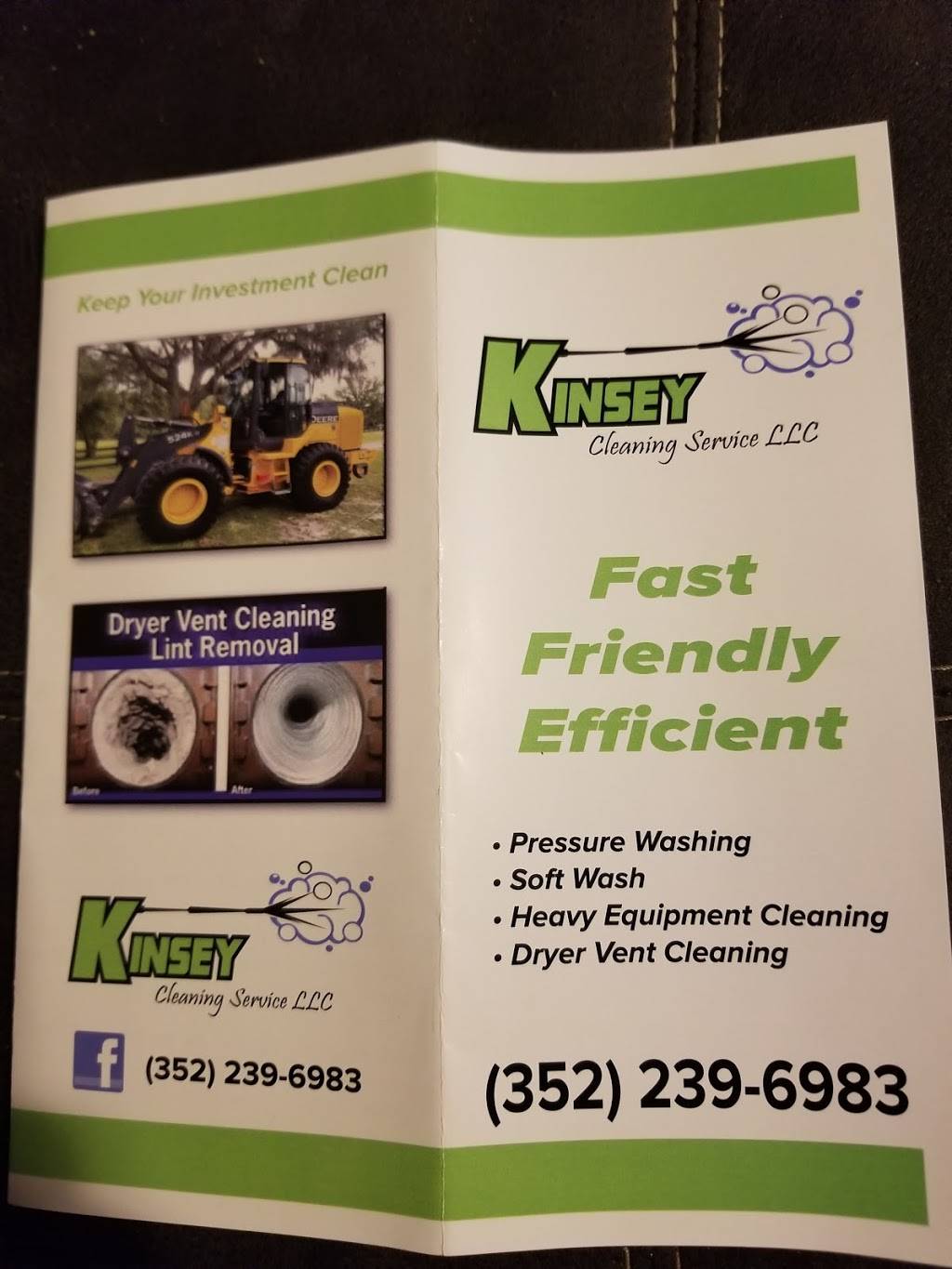 Kinseys Cleaning Services LLC - Power Water Pressure Washer & E | 8545 NE 153rd Ave #2847, Silver Springs, FL 34488, USA | Phone: (352) 239-6983