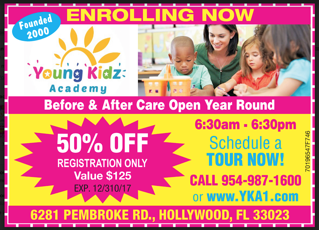 Young Kidz Academy | 6281 Pembroke Rd, Hollywood, FL 33023, USA | Phone: (954) 987-1600