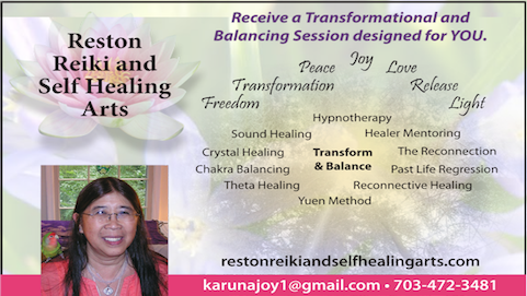 Reston Reiki Self Healing Arts | Sunrise Valley Dr & Barton Hill Rd, Reston, VA 20191 | Phone: (703) 472-3481