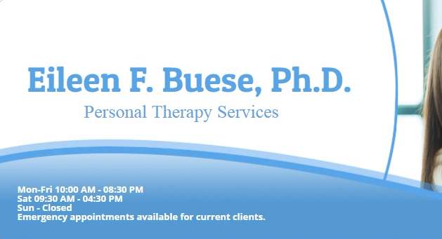 Eileen F. Buese, PhD | 8608 Ridge Rd, Bethesda, MD 20817, USA | Phone: (301) 365-4375