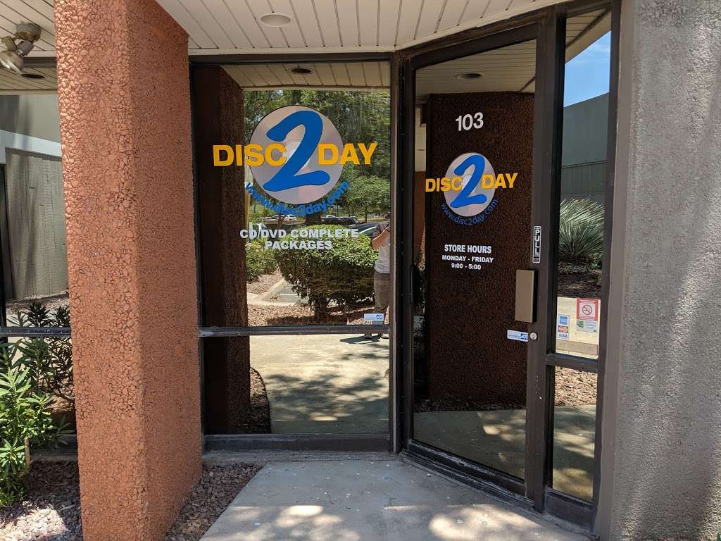 Disc2Day LLC | 2113 S 48th St #103, Tempe, AZ 85282, USA | Phone: (602) 438-4848