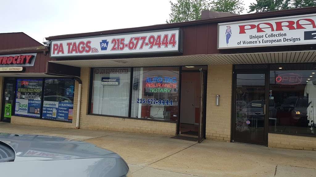 PA TAGS Etc. Inc. NOTARY | 738 Red Lion Rd, Philadelphia, PA 19115, USA | Phone: (215) 677-9444