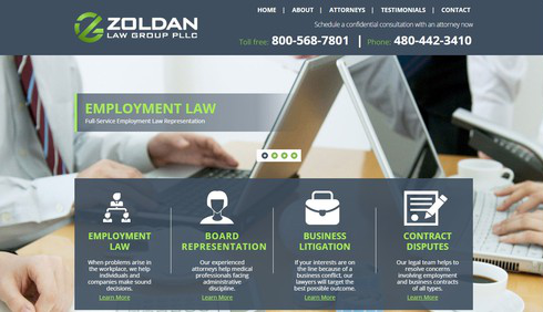 The Zoldan Law Group - Scottsdale / Phoenix - Overtime / Minimum | 14500 N Northsight Blvd, Scottsdale, AZ 85260, USA | Phone: (480) 442-3410