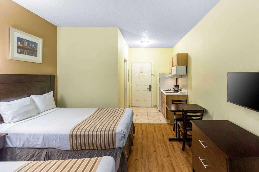 Suburban Extended Stay Hotel Lewisville | 1920 Lakepointe Dr, Lewisville, TX 75057, USA | Phone: (972) 459-7777