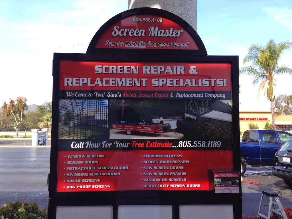 The Screen Master - Window Screens & Screen Door | 3003 Auburn Ct, Simi Valley, CA 93063, USA | Phone: (805) 558-1189