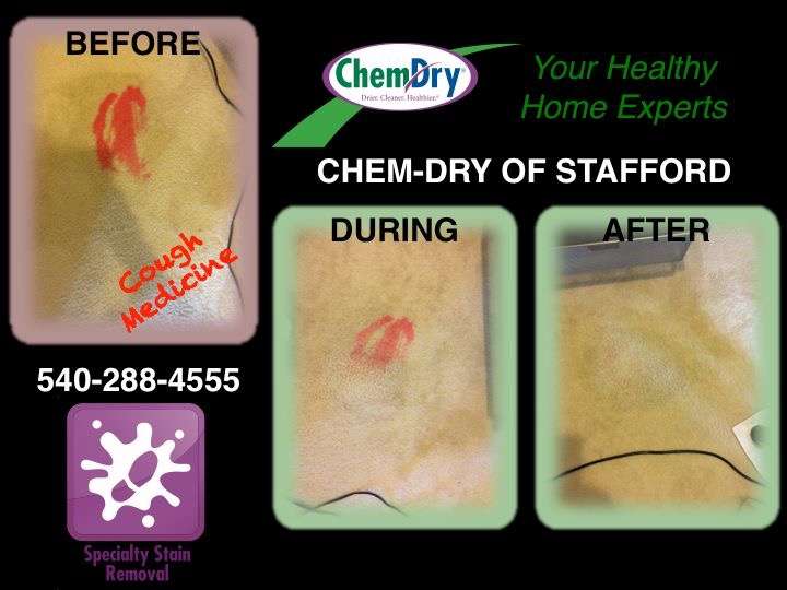 Chem-Dry of Stafford Carpet Cleaning | 1211 Richmond Dr, Stafford, VA 22554, USA | Phone: (540) 288-4555