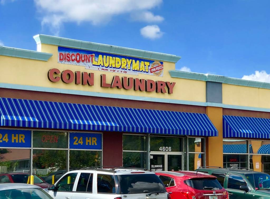 Hillsborough Coin Laundry | 4606 E Hillsborough Ave, Tampa, FL 33610, USA | Phone: (813) 623-9919