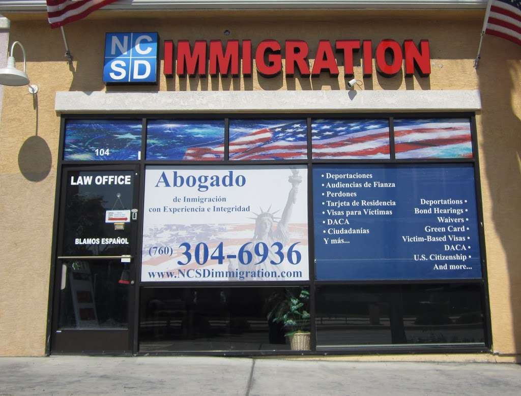 NCSD Immigration Law Offices | 500 S Rancho Santa Fe Rd #104, San Marcos, CA 92078, USA | Phone: (760) 304-6936