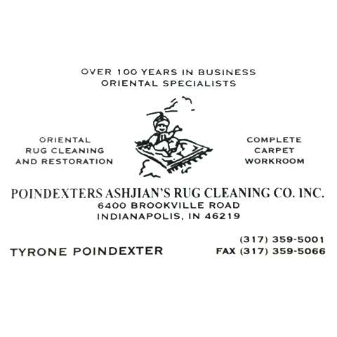 Poindexter Ashjian Oriental Rug Cleaning Co., Inc. | 6400 S Brookville Rd, Indianapolis, IN 46219, USA | Phone: (317) 359-5001