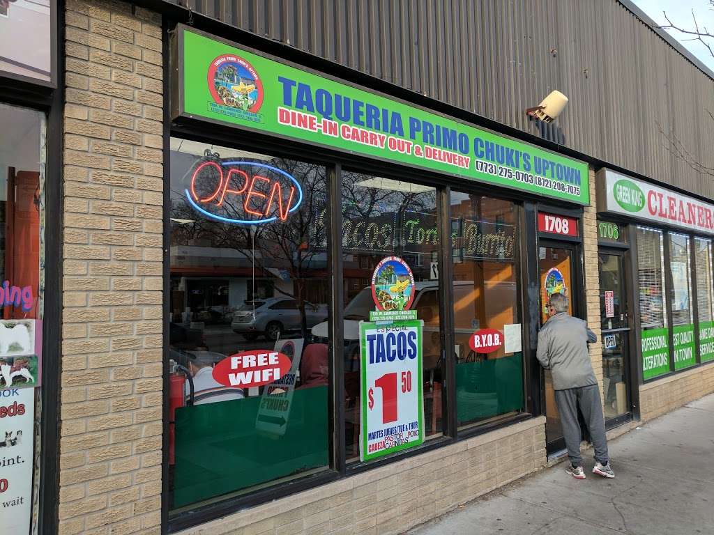 Taqueria Primo Chukis | 1708 W Lawrence Ave, Chicago, IL 60640, USA | Phone: (872) 208-7075