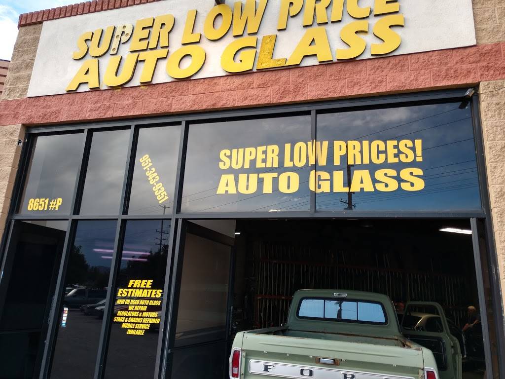 Super-Low Price Auto Glass | 8651 #P, Indiana Ave, Riverside, CA 92504, USA | Phone: (951) 343-9351