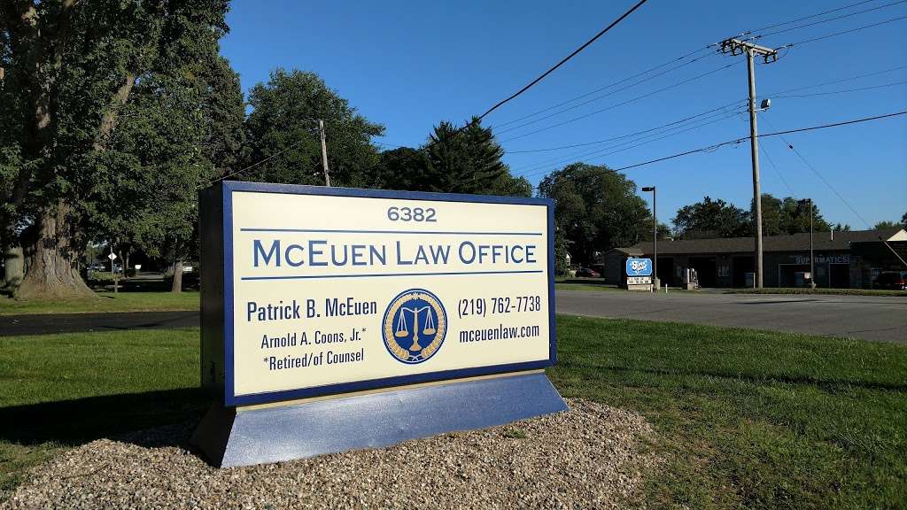 McEuen Law Office | 6382 Central Ave, Portage, IN 46368, USA | Phone: (219) 762-7738