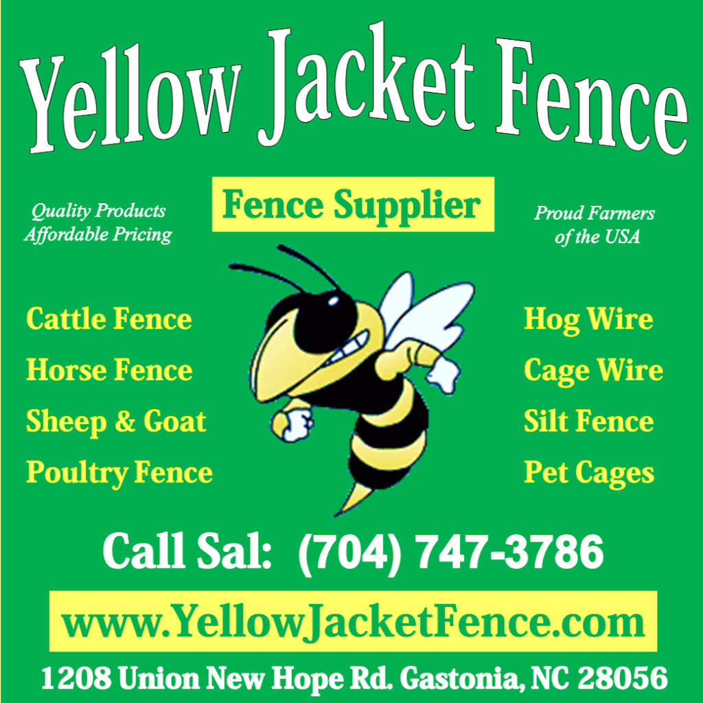 Yellow Jacket Fence | 1208 Union New Hope Rd a, Gastonia, NC 28056 | Phone: (704) 691-7929