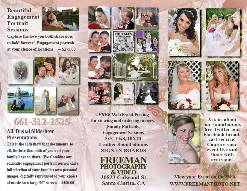 Freeman Photography | 20823 Calwood St, Santa Clarita, CA 91350, USA | Phone: (661) 312-2525